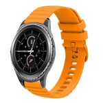 Dây đồng hồ silicone màu đặc chấm sóng 20mm, dành cho Samsung Galaxy Gear S2 Classic