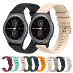Dây đồng hồ silicone màu đặc chấm sóng 20mm, dành cho Samsung Galaxy Gear S2 Classic