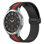 Dây đồng hồ silicone khóa nam châm gập, cho Samsung Galaxy Watch 4 Classic 46mm, cho Samsung Galaxy Watch 4 Classic 42mm