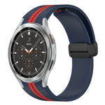 Dây đồng hồ silicone khóa nam châm gập, cho Samsung Galaxy Watch 4 Classic 46mm, cho Samsung Galaxy Watch 4 Classic 42mm