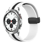 Dây đồng hồ silicone khóa nam châm gập, cho Samsung Galaxy Watch 4 Classic 46mm, cho Samsung Galaxy Watch 4 Classic 42mm