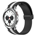 Dây đồng hồ silicone khóa nam châm gập, cho Samsung Galaxy Watch 4 Classic 46mm, cho Samsung Galaxy Watch 4 Classic 42mm