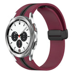 Dây đồng hồ silicone khóa nam châm gập, cho Samsung Galaxy Watch 4 Classic 46mm, cho Samsung Galaxy Watch 4 Classic 42mm