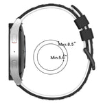 Dây đồng hồ silicone hai màu có lỗ thoáng 20mm, Dành cho Samsung Galaxy Watch Active2 44mm, Dành cho Samsung Galaxy Watch 42mm