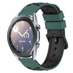 Dây đồng hồ silicone hai màu có lỗ thoáng 22mm, Dành cho Samsung Galaxy Watch3 45mm, Dành cho Samsung Galaxy Watch 46mm, Dành cho Samsung Gear S3 Classic, Dành cho Samsung Gear S3 Frontier