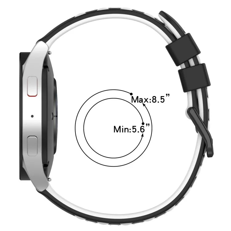 Dây đồng hồ silicone hai màu có lỗ thoáng 22mm, Dành cho Samsung Galaxy Watch3 45mm, Dành cho Samsung Galaxy Watch 46mm, Dành cho Samsung Gear S3 Classic, Dành cho Samsung Gear S3 Frontier