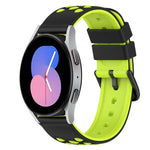 Dây đồng hồ silicone hai màu có lỗ thoáng 22mm, Dành cho Samsung Galaxy Watch3 45mm, Dành cho Samsung Galaxy Watch 46mm, Dành cho Samsung Gear S3 Classic, Dành cho Samsung Gear S3 Frontier