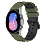 Dây đồng hồ silicone hai màu có lỗ thoáng 22mm, Dành cho Samsung Galaxy Watch3 45mm, Dành cho Samsung Galaxy Watch 46mm, Dành cho Samsung Gear S3 Classic, Dành cho Samsung Gear S3 Frontier