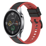 22mm Two-Color Silicone Watch Band, For Xiaomi MI Watch Color