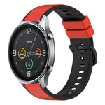 22mm Two-Color Silicone Watch Band, For Xiaomi MI Watch Color