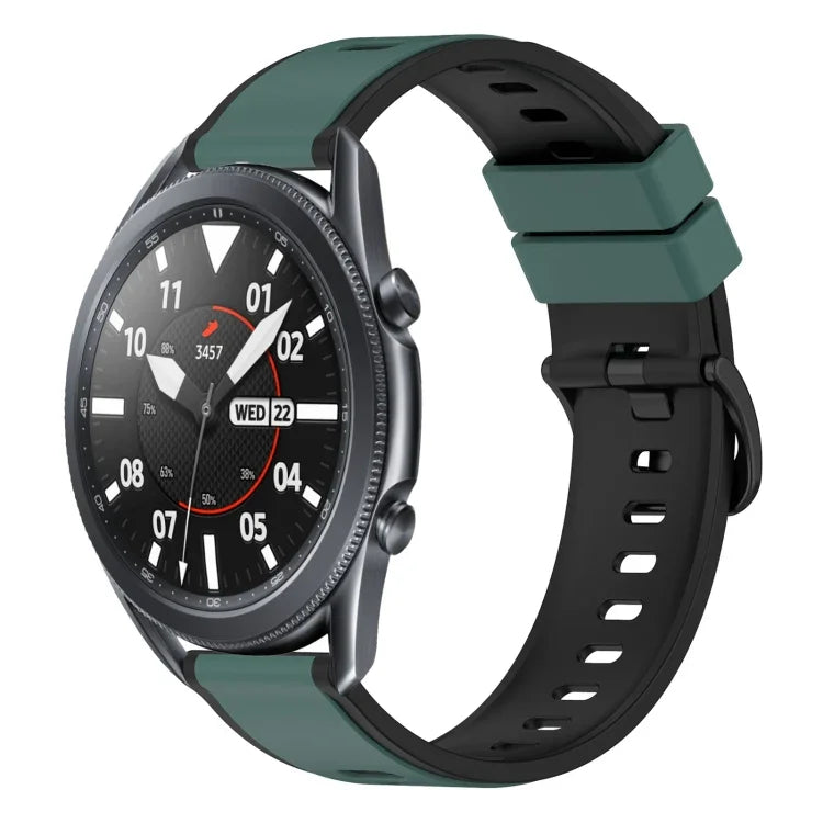 Dây Đồng Hồ Silicone Hai Màu 22mm, Cho Samsung Galaxy Watch3 45mm, Cho Samsung Galaxy Watch 46mm, Cho Samsung Gear S3 Classic, Cho Samsung Gear S3 Frontier