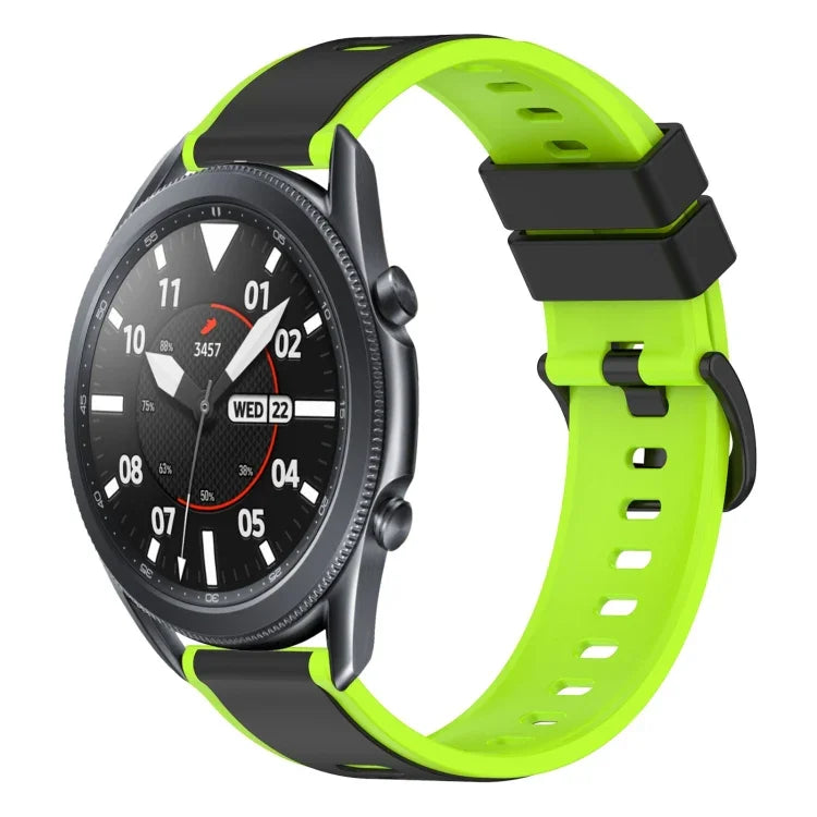 Dây Đồng Hồ Silicone Hai Màu 22mm, Cho Samsung Galaxy Watch3 45mm, Cho Samsung Galaxy Watch 46mm, Cho Samsung Gear S3 Classic, Cho Samsung Gear S3 Frontier