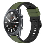 Dây Đồng Hồ Silicone Hai Màu 22mm, Cho Samsung Galaxy Watch3 45mm, Cho Samsung Galaxy Watch 46mm, Cho Samsung Gear S3 Classic, Cho Samsung Gear S3 Frontier