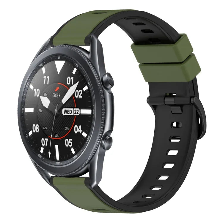 Dây Đồng Hồ Silicone Hai Màu 22mm, Cho Samsung Galaxy Watch3 45mm, Cho Samsung Galaxy Watch 46mm, Cho Samsung Gear S3 Classic, Cho Samsung Gear S3 Frontier