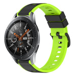 Dây Đồng Hồ Silicone Hai Màu 22mm, Cho Samsung Galaxy Watch3 45mm, Cho Samsung Galaxy Watch 46mm, Cho Samsung Gear S3 Classic, Cho Samsung Gear S3 Frontier