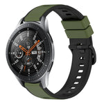 Dây Đồng Hồ Silicone Hai Màu 22mm, Cho Samsung Galaxy Watch3 45mm, Cho Samsung Galaxy Watch 46mm, Cho Samsung Gear S3 Classic, Cho Samsung Gear S3 Frontier