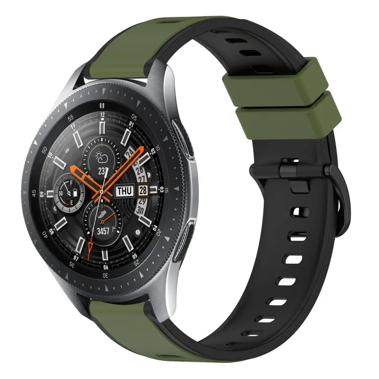 Dây Đồng Hồ Silicone Hai Màu 22mm, Cho Samsung Galaxy Watch3 45mm, Cho Samsung Galaxy Watch 46mm, Cho Samsung Gear S3 Classic, Cho Samsung Gear S3 Frontier