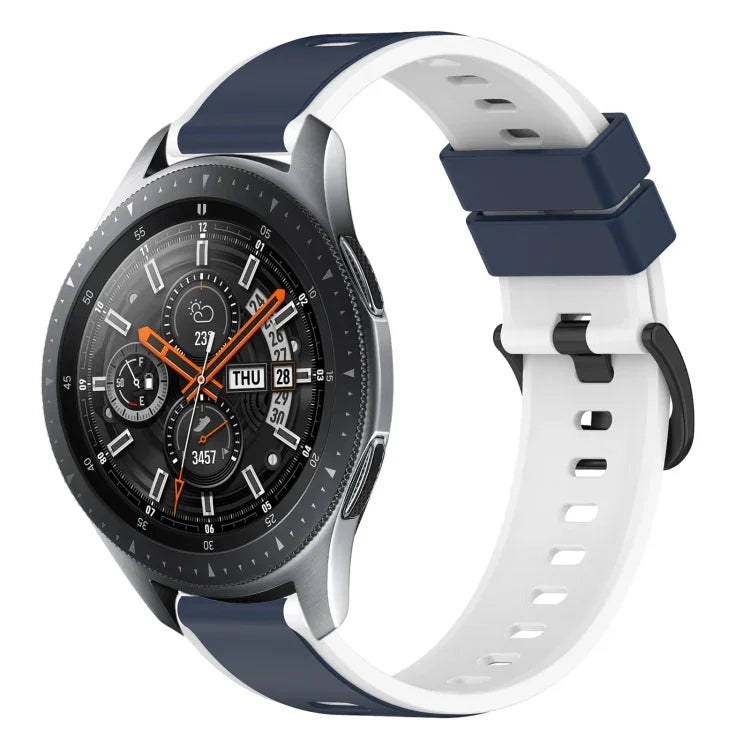Dây Đồng Hồ Silicone Hai Màu 22mm, Cho Samsung Galaxy Watch3 45mm, Cho Samsung Galaxy Watch 46mm, Cho Samsung Gear S3 Classic, Cho Samsung Gear S3 Frontier