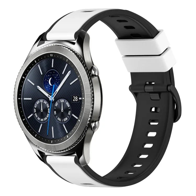 Dây Đồng Hồ Silicone Hai Màu 22mm, Cho Samsung Galaxy Watch3 45mm, Cho Samsung Galaxy Watch 46mm, Cho Samsung Gear S3 Classic, Cho Samsung Gear S3 Frontier