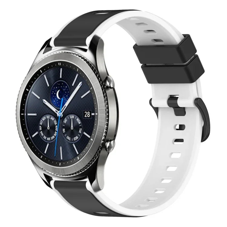 Dây Đồng Hồ Silicone Hai Màu 22mm, Cho Samsung Galaxy Watch3 45mm, Cho Samsung Galaxy Watch 46mm, Cho Samsung Gear S3 Classic, Cho Samsung Gear S3 Frontier