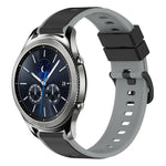 Dây Đồng Hồ Silicone Hai Màu 22mm, Cho Samsung Galaxy Watch3 45mm, Cho Samsung Galaxy Watch 46mm, Cho Samsung Gear S3 Classic, Cho Samsung Gear S3 Frontier