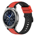 Dây Đồng Hồ Silicone Hai Màu 22mm, Cho Samsung Galaxy Watch3 45mm, Cho Samsung Galaxy Watch 46mm, Cho Samsung Gear S3 Classic, Cho Samsung Gear S3 Frontier