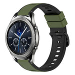 Dây Đồng Hồ Silicone Hai Màu 22mm, Cho Samsung Galaxy Watch3 45mm, Cho Samsung Galaxy Watch 46mm, Cho Samsung Gear S3 Classic, Cho Samsung Gear S3 Frontier