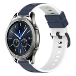 Dây Đồng Hồ Silicone Hai Màu 22mm, Cho Samsung Galaxy Watch3 45mm, Cho Samsung Galaxy Watch 46mm, Cho Samsung Gear S3 Classic, Cho Samsung Gear S3 Frontier
