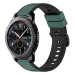 Dây Đồng Hồ Silicone Hai Màu 22mm, Cho Samsung Galaxy Watch3 45mm, Cho Samsung Galaxy Watch 46mm, Cho Samsung Gear S3 Classic, Cho Samsung Gear S3 Frontier