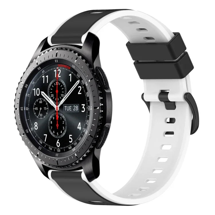 Dây Đồng Hồ Silicone Hai Màu 22mm, Cho Samsung Galaxy Watch3 45mm, Cho Samsung Galaxy Watch 46mm, Cho Samsung Gear S3 Classic, Cho Samsung Gear S3 Frontier