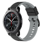Dây Đồng Hồ Silicone Hai Màu 22mm, Cho Samsung Galaxy Watch3 45mm, Cho Samsung Galaxy Watch 46mm, Cho Samsung Gear S3 Classic, Cho Samsung Gear S3 Frontier