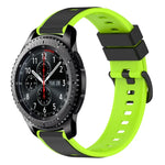 Dây Đồng Hồ Silicone Hai Màu 22mm, Cho Samsung Galaxy Watch3 45mm, Cho Samsung Galaxy Watch 46mm, Cho Samsung Gear S3 Classic, Cho Samsung Gear S3 Frontier