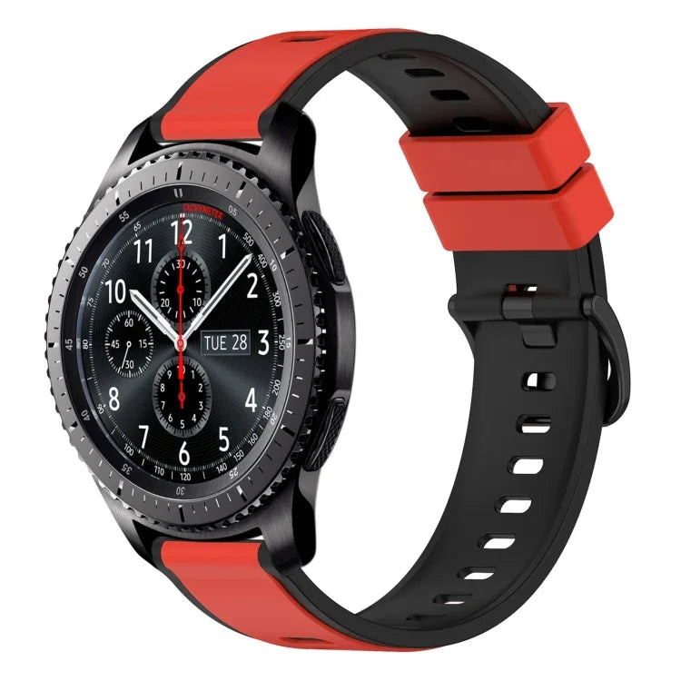 Dây Đồng Hồ Silicone Hai Màu 22mm, Cho Samsung Galaxy Watch3 45mm, Cho Samsung Galaxy Watch 46mm, Cho Samsung Gear S3 Classic, Cho Samsung Gear S3 Frontier
