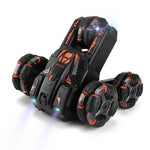 Xe điều khiển từ xa đa chức năng MoFun năm bánh với tay đòn xoay 360 độ 2.4G, điều khiển đơn, điều khiển đôi