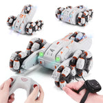 Xe điều khiển từ xa đa chức năng MoFun năm bánh với tay đòn xoay 360 độ 2.4G, điều khiển đơn, điều khiển đôi