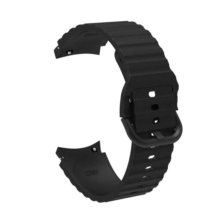 Dây đồng hồ silicone khóa màu trơn chấm sóng, dành cho Samsung Galaxy Watch 5 / 5 Pro, dành cho Samsung Galaxy Watch 4