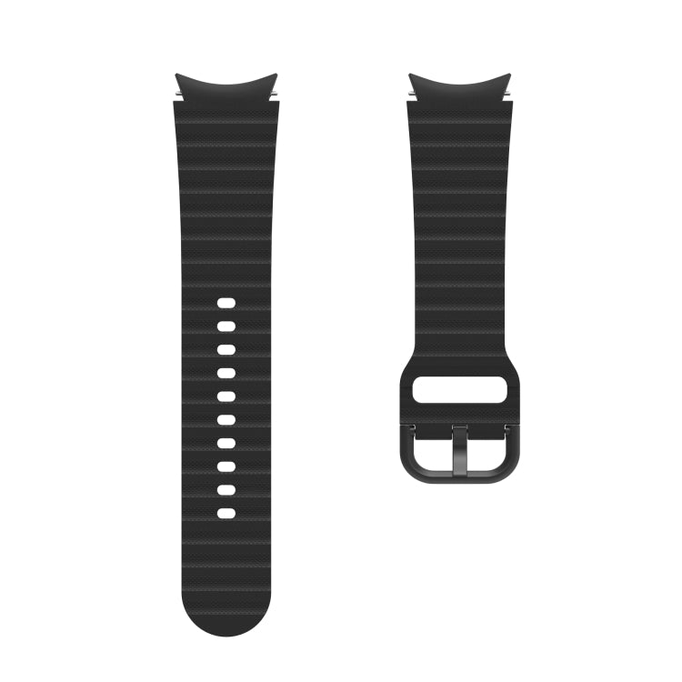 Dây đồng hồ silicone khóa màu trơn chấm sóng, dành cho Samsung Galaxy Watch 5 / 5 Pro, dành cho Samsung Galaxy Watch 4