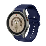 Dây đồng hồ silicone khóa màu trơn chấm sóng, dành cho Samsung Galaxy Watch 5 / 5 Pro, dành cho Samsung Galaxy Watch 4