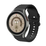 Dây đồng hồ silicone khóa màu trơn chấm sóng, dành cho Samsung Galaxy Watch 5 / 5 Pro, dành cho Samsung Galaxy Watch 4