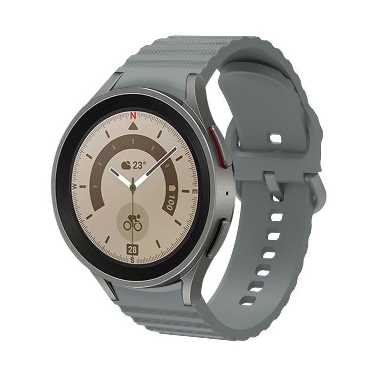 Dây đồng hồ silicone khóa màu trơn chấm sóng, dành cho Samsung Galaxy Watch 5 / 5 Pro, dành cho Samsung Galaxy Watch 4