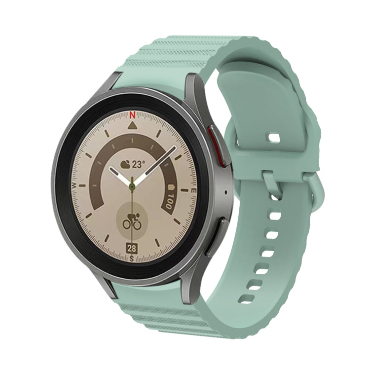 Dây đồng hồ silicone khóa màu trơn chấm sóng, dành cho Samsung Galaxy Watch 5 / 5 Pro, dành cho Samsung Galaxy Watch 4