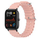 Ocean Style Solid Color Silicone Watch Band, For Amazfit GTR 4 22mm, For Amazfit GTS 4 Mini 20mm