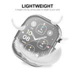 Ốp Lưng TPU Mềm Trong Suốt Bao Phủ Toàn Bộ ENKAY kèm Miếng Dán Màn Hình cho Apple Watch Ultra / Ultra 2 49mm