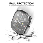 Ốp Lưng TPU Mềm Trong Suốt Bao Phủ Toàn Bộ ENKAY kèm Miếng Dán Màn Hình cho Apple Watch Ultra / Ultra 2 49mm