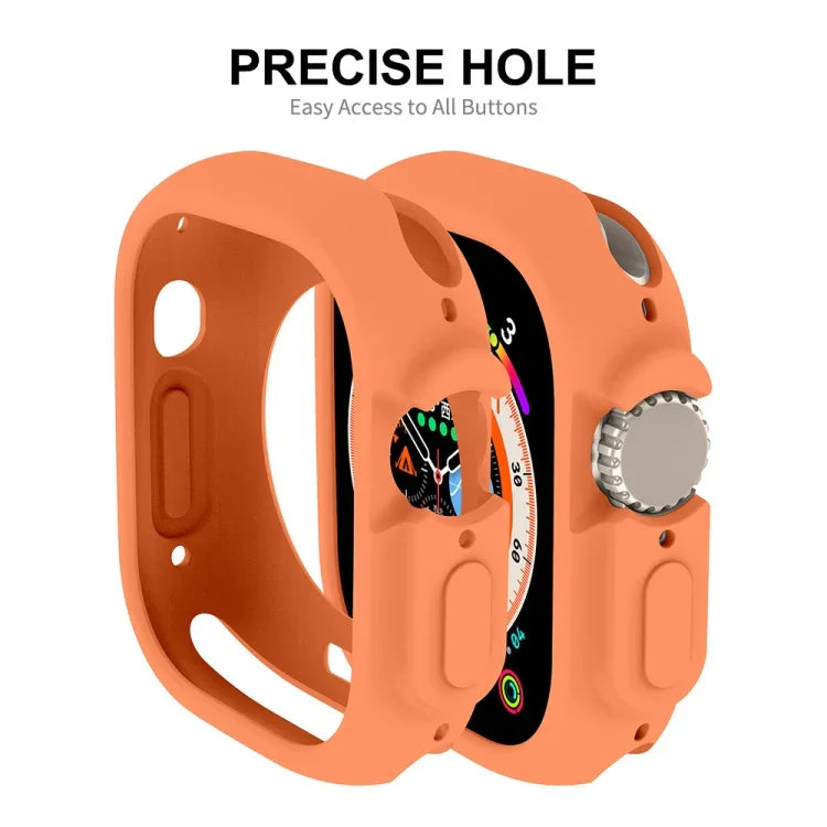 Ốp lưng khung TPU mềm bảo vệ màu trơn ENKAY cho Apple Watch Ultra 3 / 2 / 1 49mm