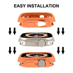 Ốp lưng khung TPU mềm bảo vệ màu trơn ENKAY cho Apple Watch Ultra 3 / 2 / 1 49mm