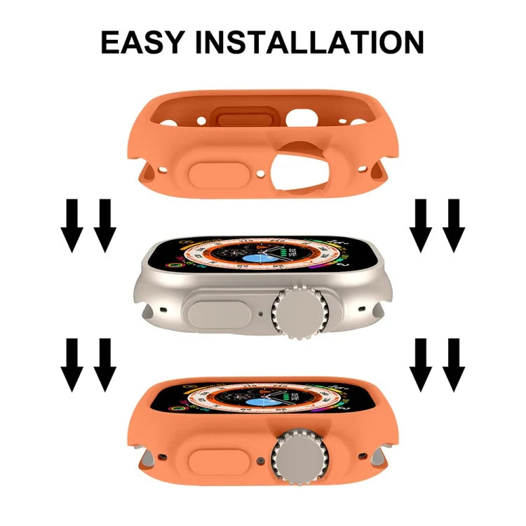 Ốp lưng khung TPU mềm bảo vệ màu trơn ENKAY cho Apple Watch Ultra 3 / 2 / 1 49mm