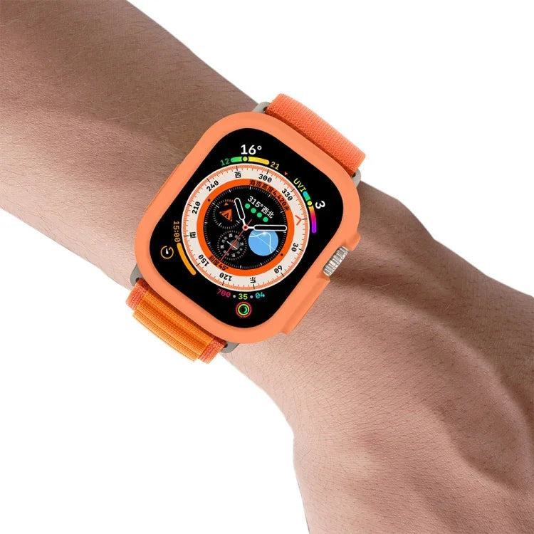 Ốp lưng khung TPU mềm bảo vệ màu trơn ENKAY cho Apple Watch Ultra 3 / 2 / 1 49mm