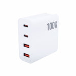 Bộ sạc đa cổng GaN 100W với 2 cổng USB + 2 cổng USB-C/Type-C kèm cáp dữ liệu Type-C dài 2m, phích cắm US, phích cắm US / EU, phích cắm US / UK, phích cắm US / AU, phích cắm US / EU / UK, phích cắm US / EU / UK / AU