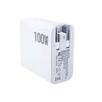 Bộ sạc đa cổng GaN 100W với 2 cổng USB + 2 cổng USB-C/Type-C kèm cáp dữ liệu Type-C dài 2m, phích cắm US, phích cắm US / EU, phích cắm US / UK, phích cắm US / AU, phích cắm US / EU / UK, phích cắm US / EU / UK / AU